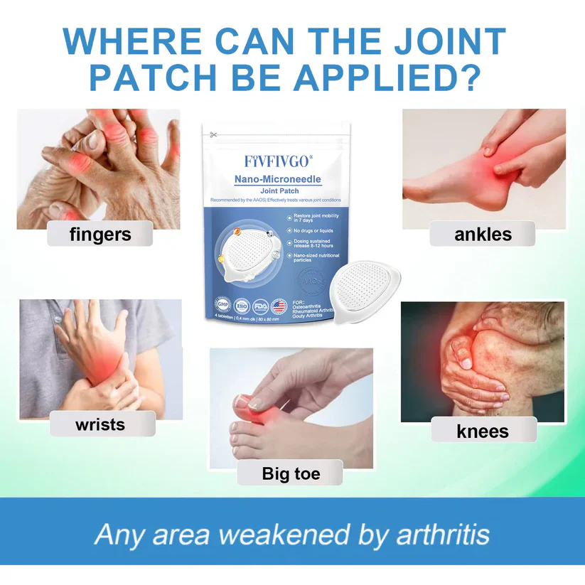 Fivfivgo® Nano-Microneedle Joint Patch 7 Fivfivgo® Nano-Microneedle Joint Patch