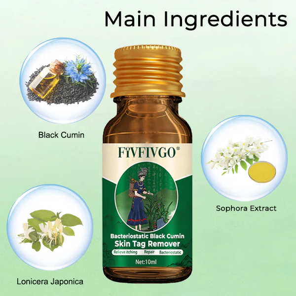 Fivfivgo® Bacteriostatic Black Cumin Skin Tag Remover 2 Fivfivgo® Bacteriostatic Black Cumin Skin Tag Remover