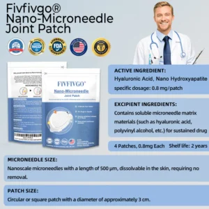 Fivfivgo® Nano-Microneedle Joint Patch 19 Fivfivgo® Nano-Microneedle Joint Patch