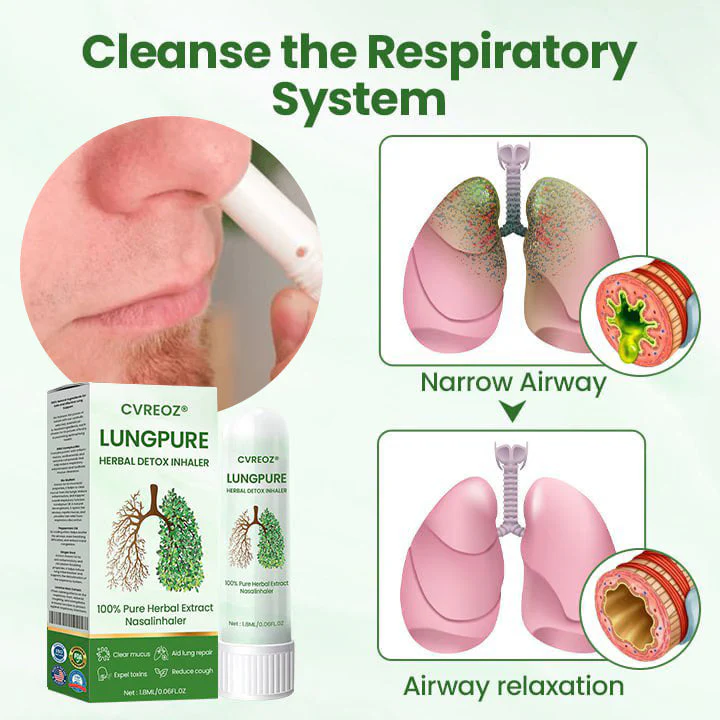 CVREOZ® LungPure Herbal Detox Inhaler 9 CVREOZ® LungPure Herbal Detox Inhaler