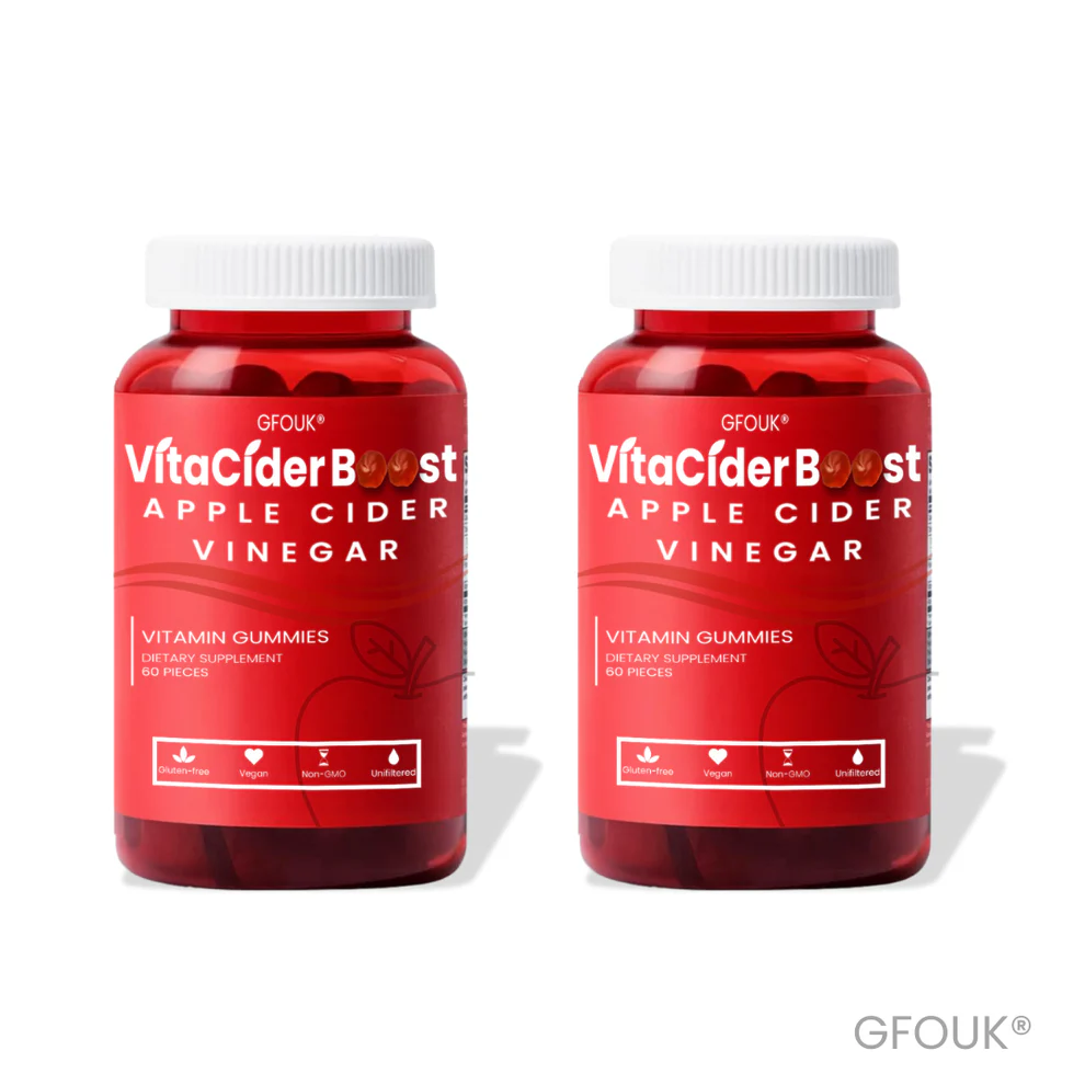 GFOUK® VitaCider Boost Apple Cider Vinegar Vitamin Gummies 11 GFOUK® VitaCider Boost Apple Cider Vinegar Vitamin Gummies