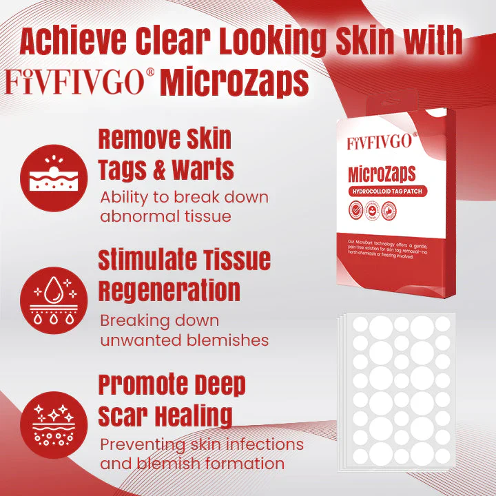 Fivfivgo® MicroZaps Hydrocolloid Tag Patch 6 Fivfivgo® MicroZaps Hydrocolloid Tag Patch