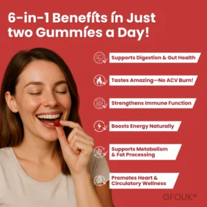 GFOUK® VitaCider Boost Apple Cider Vinegar Vitamin Gummies 19 GFOUK® VitaCider Boost Apple Cider Vinegar Vitamin Gummies