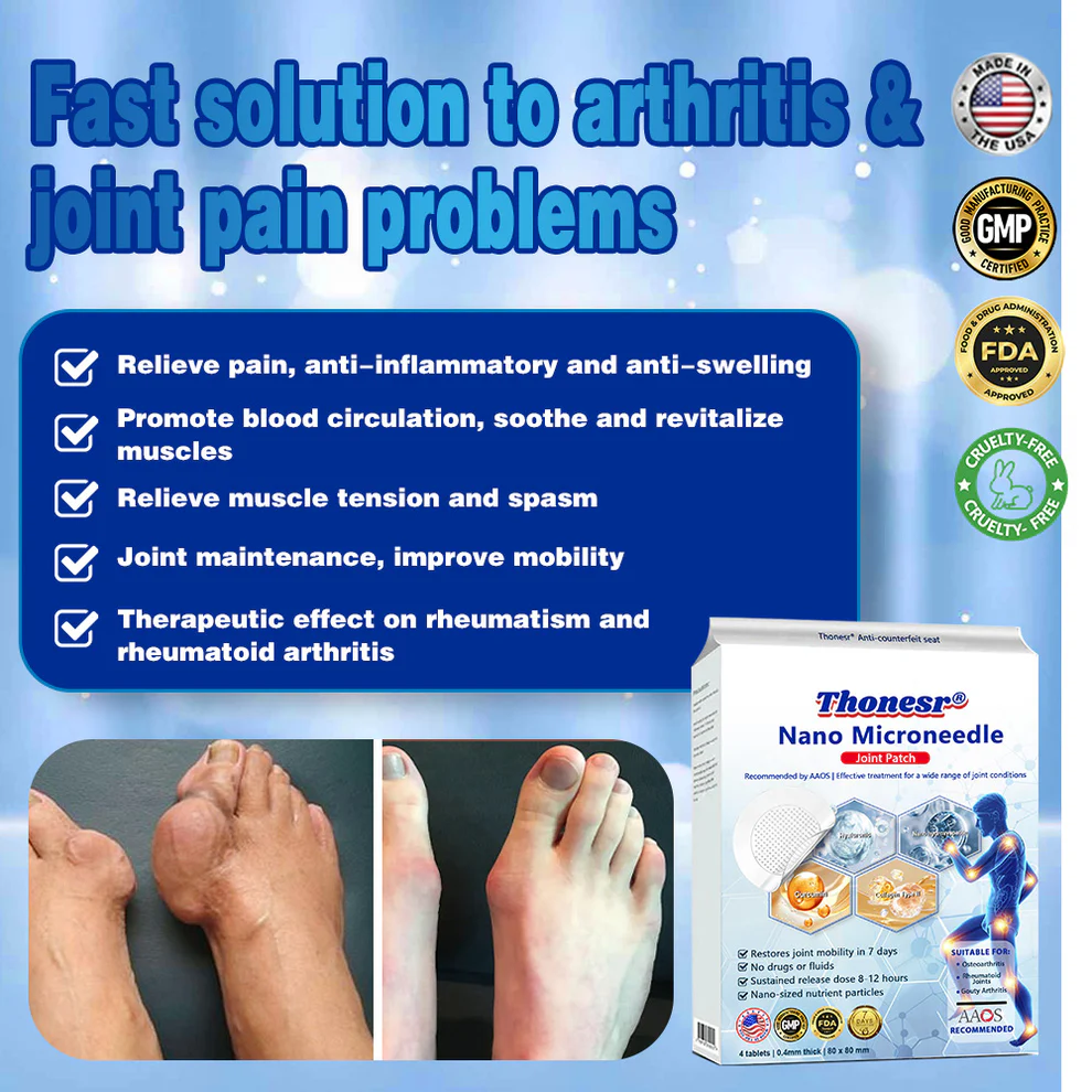 Thonesr® Nano-microneedle joint patch 9 Thonesr® Nano-microneedle joint patch