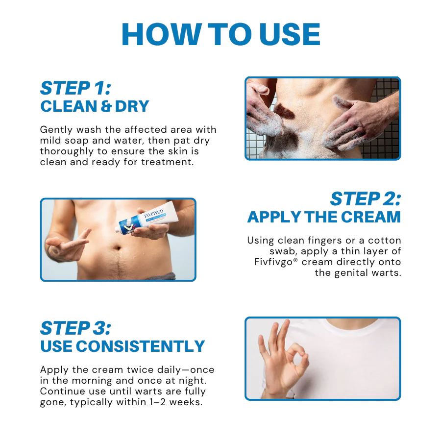 Fivfivgo® HPV Genital Warts Relief Cream 4 Fivfivgo® HPV Genital Warts Relief Cream