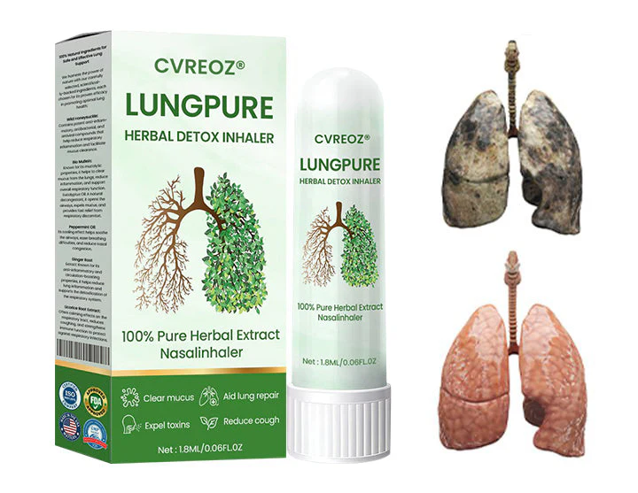 CVREOZ® LungPure Herbal Detox Inhaler 5 CVREOZ® LungPure Herbal Detox Inhaler
