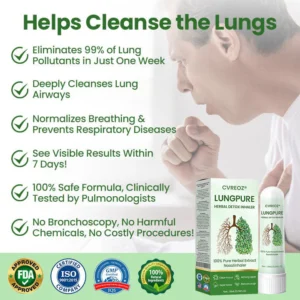 CVREOZ® LungPure Herbal Detox Inhaler 11 CVREOZ® LungPure Herbal Detox Inhaler