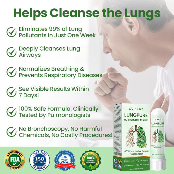 CVREOZ® LungPure Herbal Detox Inhaler 3 CVREOZ® LungPure Herbal Detox Inhaler
