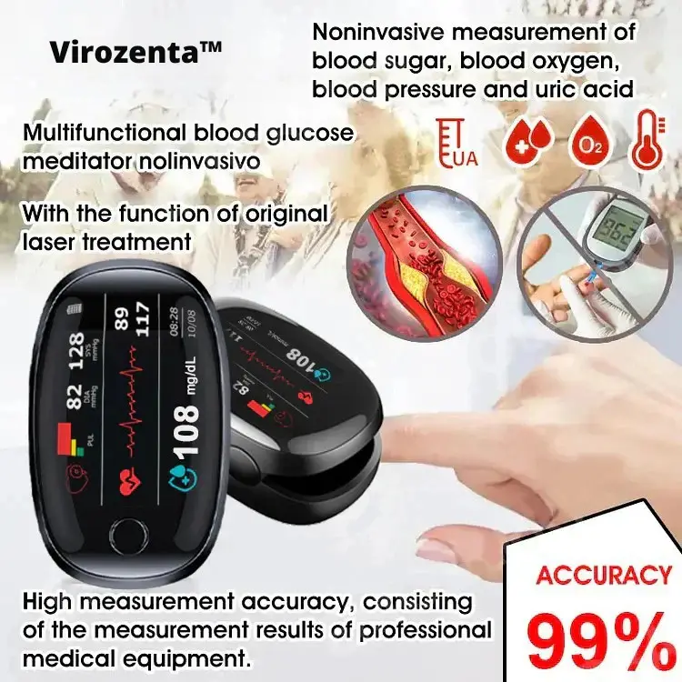 Virozenta™ Non-Invasive Blood Glucose Meter 9 Virozenta™ Non-Invasive Blood Glucose Meter