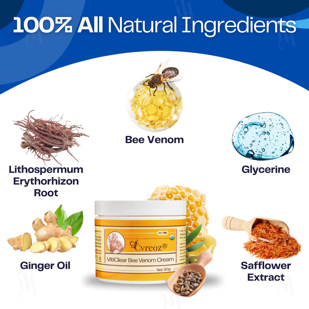 Cvreoz® VitiClear Bee Venom Cream 5 Cvreoz® VitiClear Bee Venom Cream