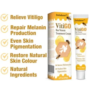 Dobshow™ BeeVenom Vitiligo Treatment Cream 15 Dobshow™ BeeVenom Vitiligo TrDobshow™ BeeVenom Vitiligo Treatment Creameatment Cream