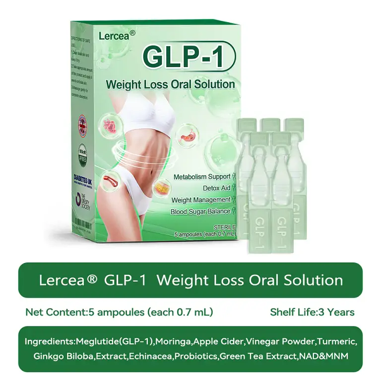 Lercea® GLP-1 Oral Weight Loss Solution Indications 3 Lercea® GLP-1 Oral Weight Loss Solution Indications