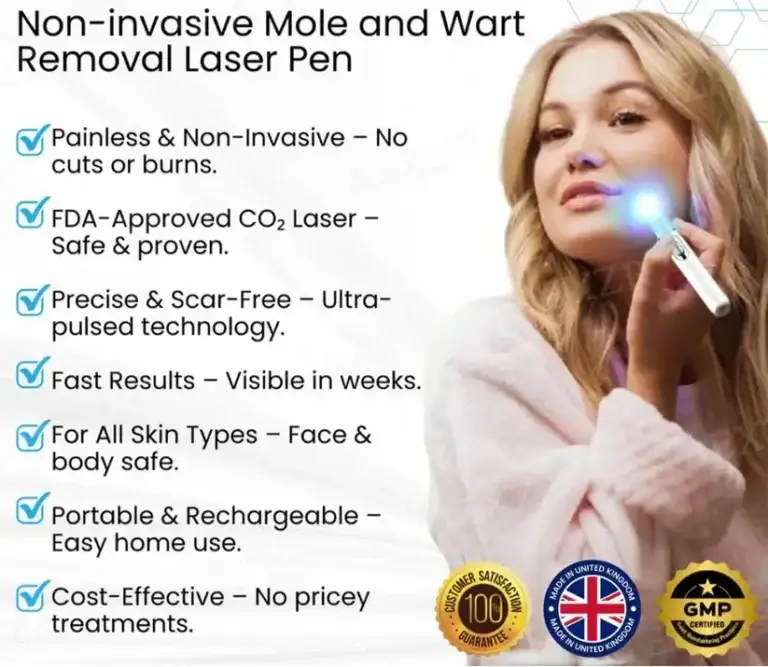 DermaZap™ Non-Invasive Mole and Wart Removal Laser Pen 4 DermaZap™ Non-Invasive Mole and Wart Removal Laser Pen