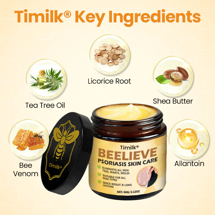 Timilk®BeeLieve Psoriasis Skin Care 4 Timilk®BeeLieve Psoriasis Skin Care