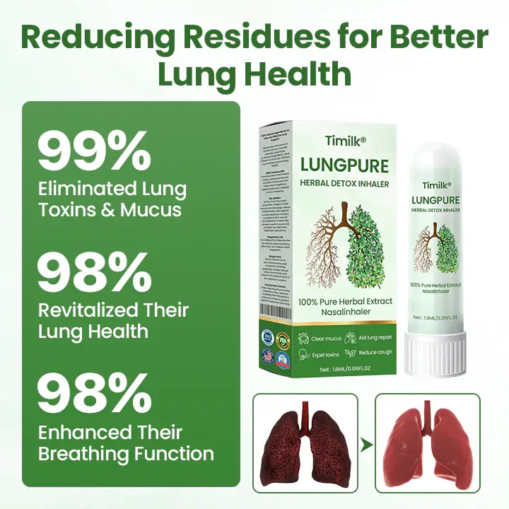 Timilk® LungPure Herbal Detox Inhaler 3 Timilk® LungPure Herbal Detox Inhaler