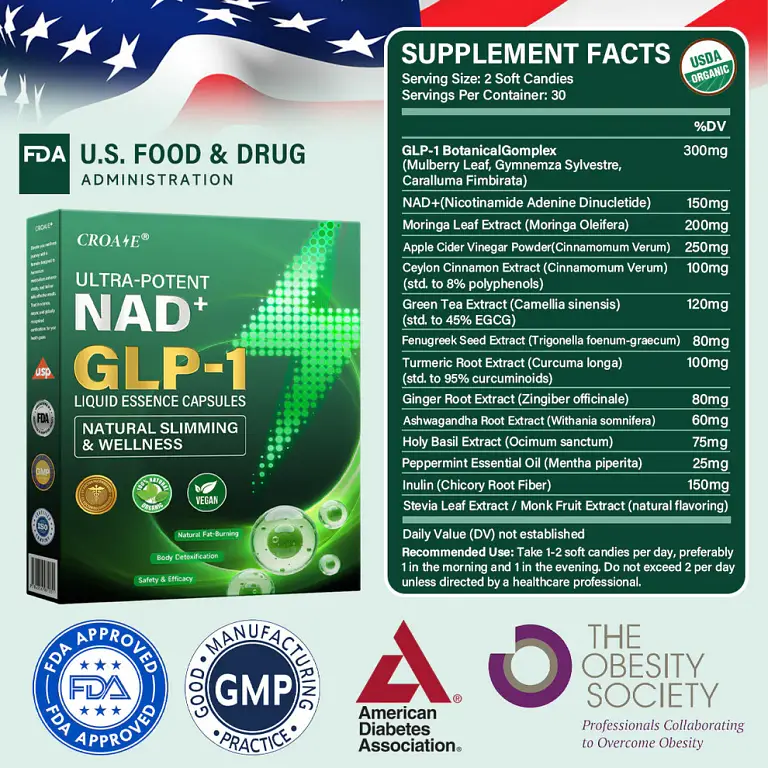 Croaie® GLP-1 Metabolic Support 12 Croaie® GLP-1 Metabolic Support