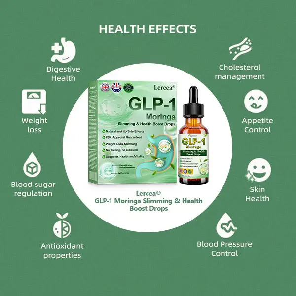 Lercea® GLP-1 Moringa Slimming & Health Boost Drops 3 Lercea® GLP-1 Moringa Slimming & Health Boost Drops