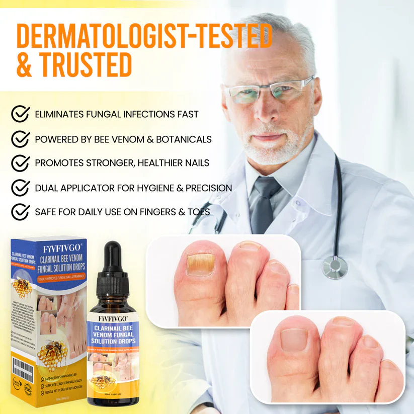 Fivfivgo® ClariNail Bee Venom Fungal Solution Drops 8 Fivfivgo® ClariNail Bee Venom Fungal Solution Drops