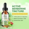 GLOWVIX Berberine Liquid Supplement with Ceylon Cinnamon Berberine Drops