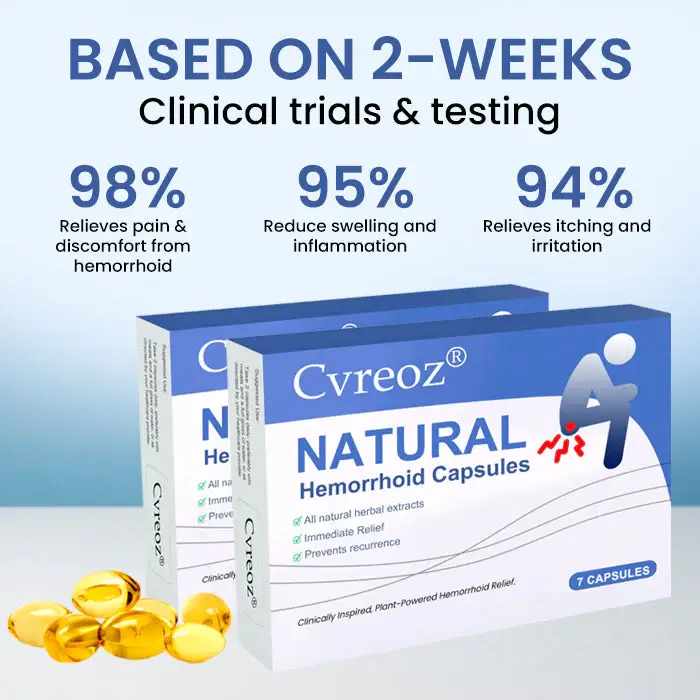 Cvreoz® Natural Hemorrhoid Capsules 7 Cvreoz® Natural Hemorrhoid Capsules