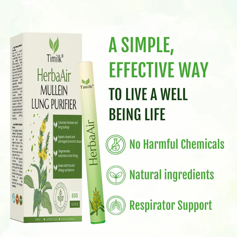 Timilk® HerbaAir Mullein Lung Purifier 5 Timilk® HerbaAir Mullein Lung Purifier