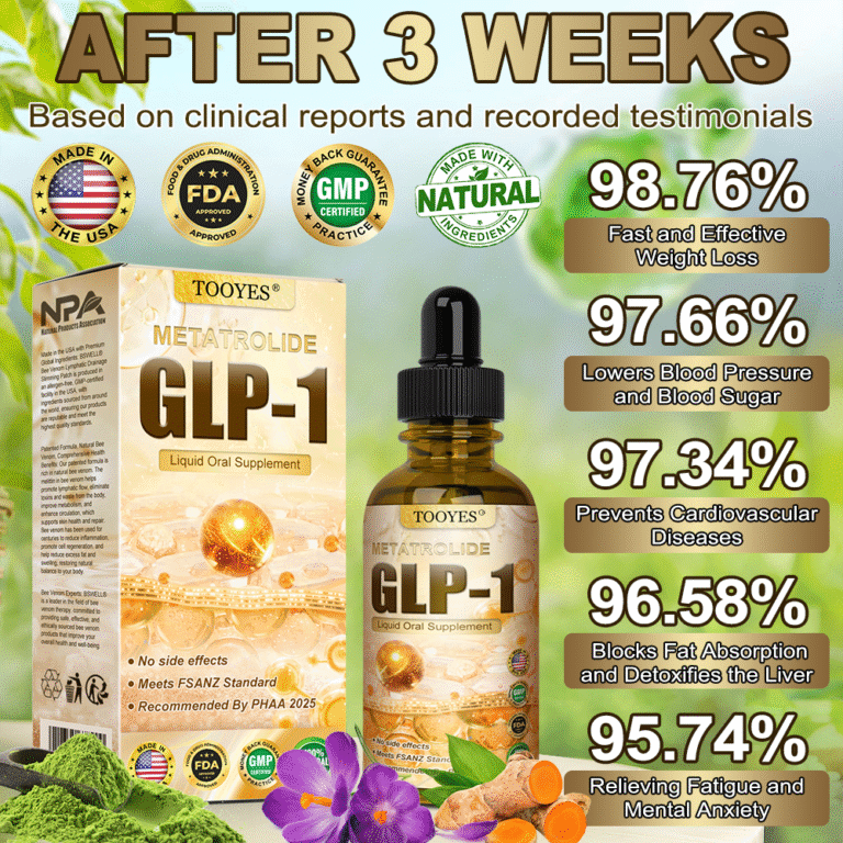 TOOYES® GLP-1 Slimming & Health Boost Drops Food-grade fat burner 1 TOOYES® GLP-1 Slimming & Health Boost Drops Food-grade fat burner