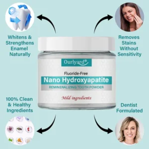 Ourlyard® Fluoride-Free Nano Hydroxyapatite Tooth Powder 10 Ourlyard® Fluoride-Free Nano Hydroxyapatite Tooth Powder