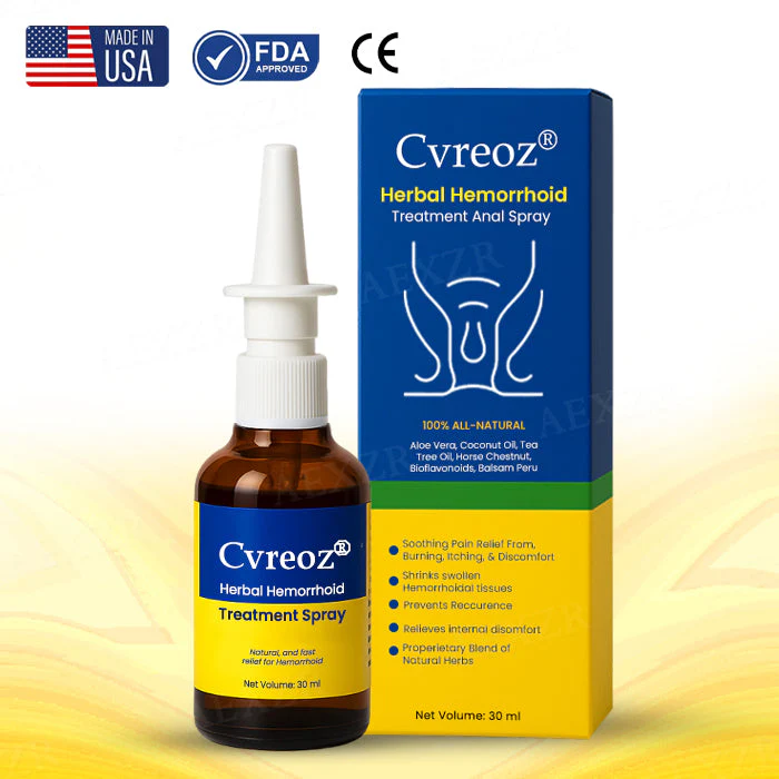 Cvreoz® Herbal Hemorrhoid Treatment Anal Spray 1 Cvreoz® Herbal Hemorrhoid Treatment Anal Spray