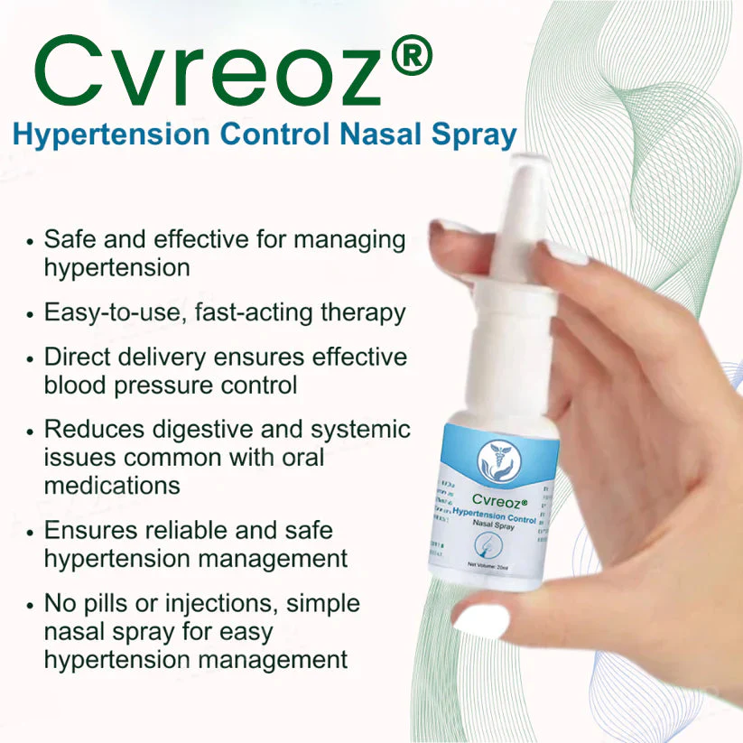 Cvreoz® Hypertension Control Nasal Spray 3 Cvreoz® Hypertension Control Nasal Spray