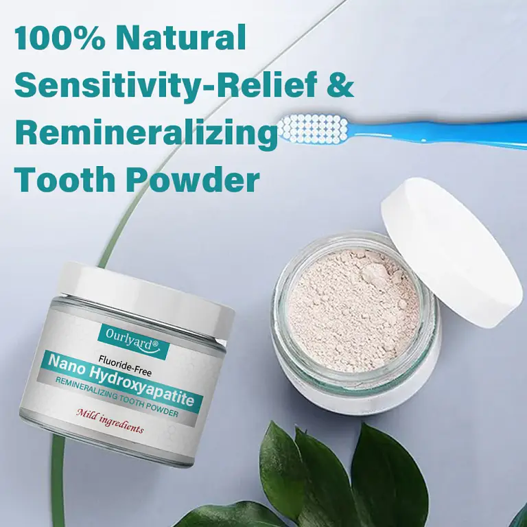 Ourlyard® Fluoride-Free Nano Hydroxyapatite Tooth Powder 3 Ourlyard® Fluoride-Free Nano Hydroxyapatite Tooth Powder