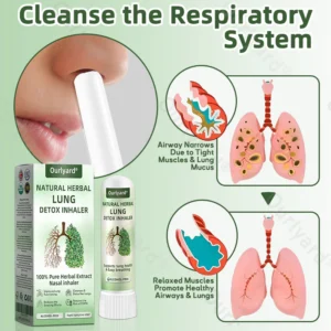 Ourlyard® Natural Herbal Lung Detox Inhaler 20 Ourlyard® Natural Herbal Lung Detox Inhaler
