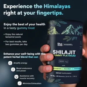 SHILAJIT GUMMY PLATINUM 16 SHILAJIT GUMMY PLATINUM