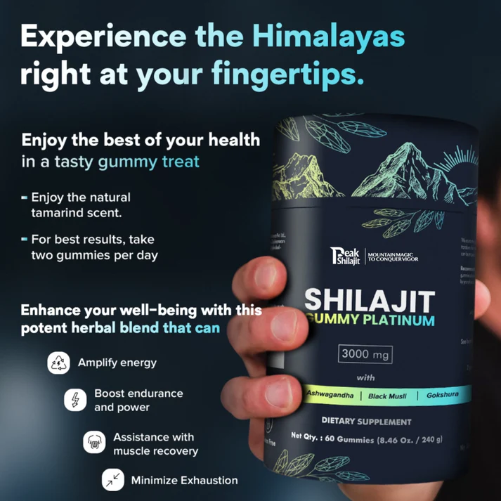 SHILAJIT GUMMY PLATINUM 6 SHILAJIT GUMMY PLATINUM
