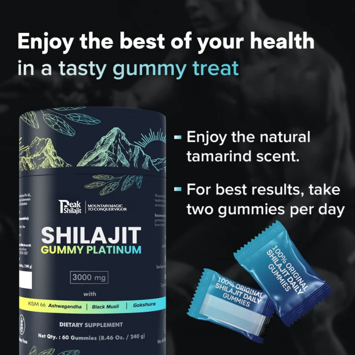 SHILAJIT GUMMY PLATINUM 5 SHILAJIT GUMMY PLATINUM