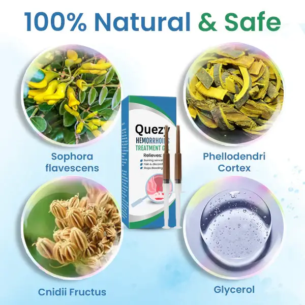 Quezy™ Hemorrhoids Treatment Gel 5 Quezy™ Hemorrhoids Treatment Gel