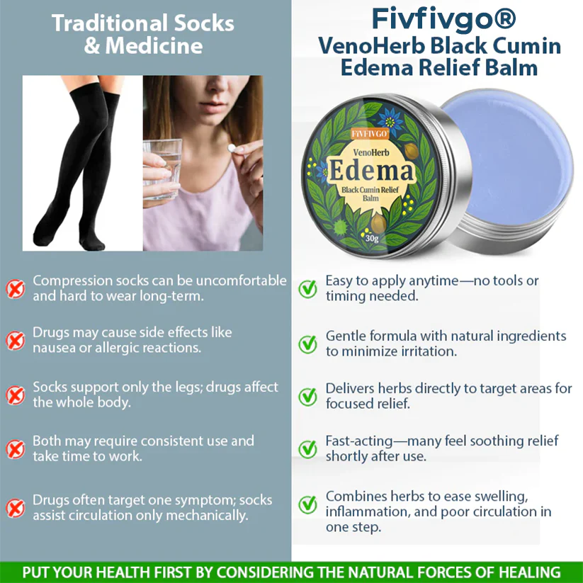 Fivfivgo® VenoHerb Black Cumin Edema Relief Balm 10 Fivfivgo® VenoHerb Black Cumin Edema Relief Balm
