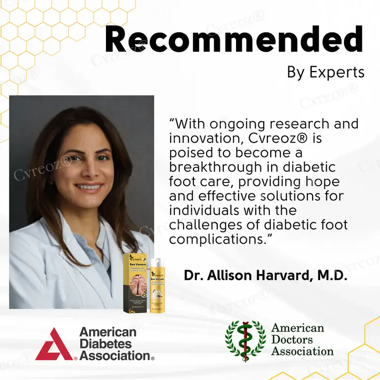Cvreoz® Bee Venom Diabetic Foot Treatment Spray 5 Cvreoz® Bee Venom Diabetic Foot Treatment Spray