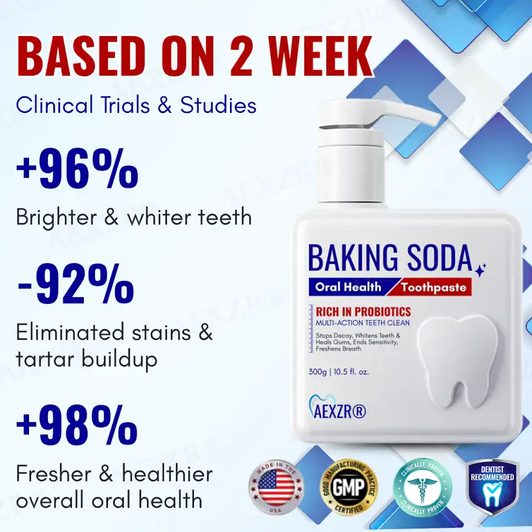 AEXZR® Baking Soda Oral Health Toothpaste 6 AEXZR® Baking Soda Oral Health Toothpaste