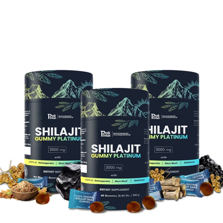 SHILAJIT GUMMY PLATINUM 2 SHILAJIT GUMMY PLATINUM