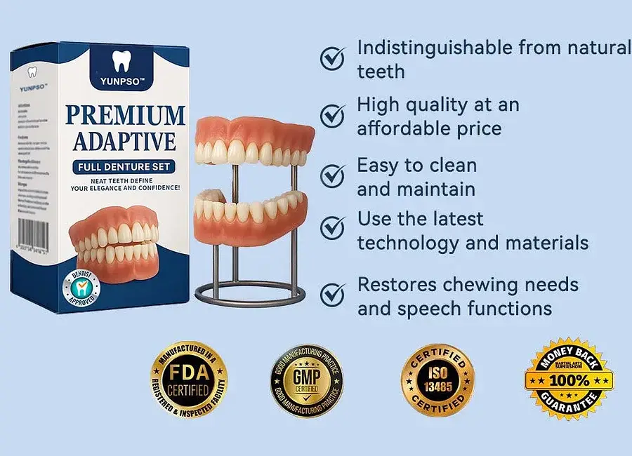 YUNPSO™– Premium Adaptive Dentures 6 YUNPSO™– Premium Adaptive Dentures