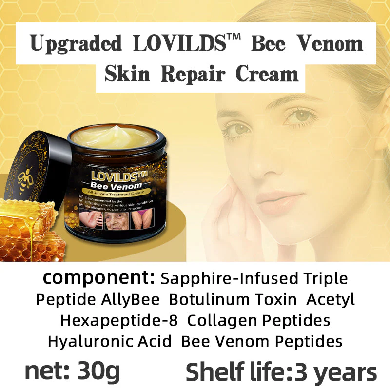 LOVILDS™ Bee Venom Cream — Trusted by Millions for Healthy, Glowing Skin