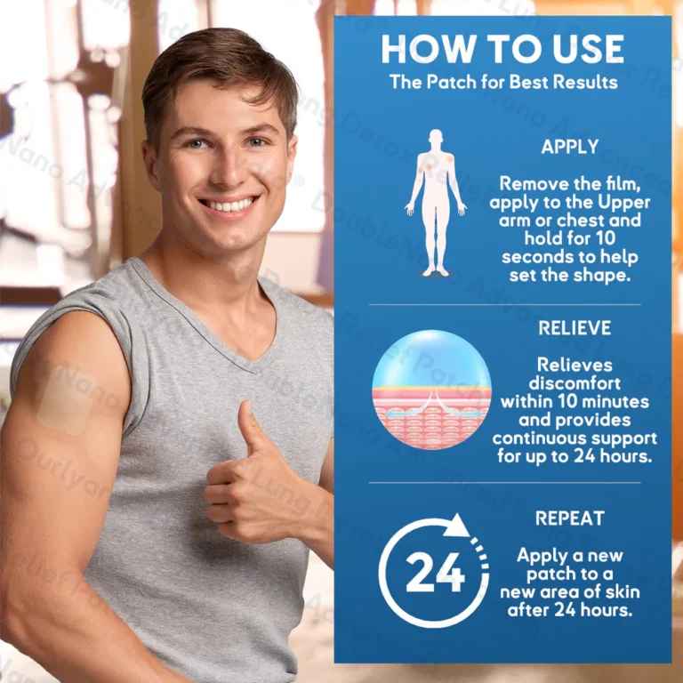 Ourlyard DoubleNano Advanced Lung Detox Relief Patch 4 Ourlyard DoubleNano Advanced Lung Detox Relief Patch