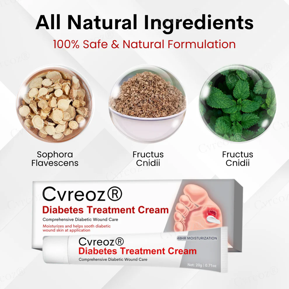 Cvreoz® Diabetes Treatment Cream 5 Cvreoz® Diabetes Treatment Cream