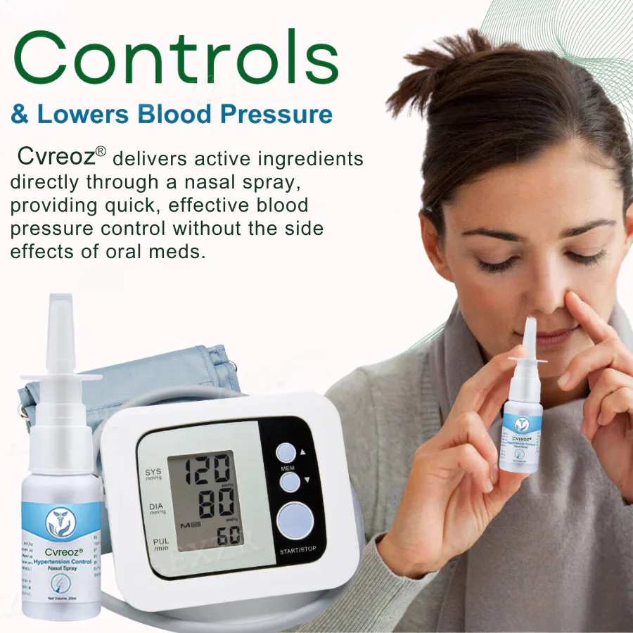 Cvreoz® Hypertension Control Nasal Spray 2 Cvreoz® Hypertension Control Nasal Spray