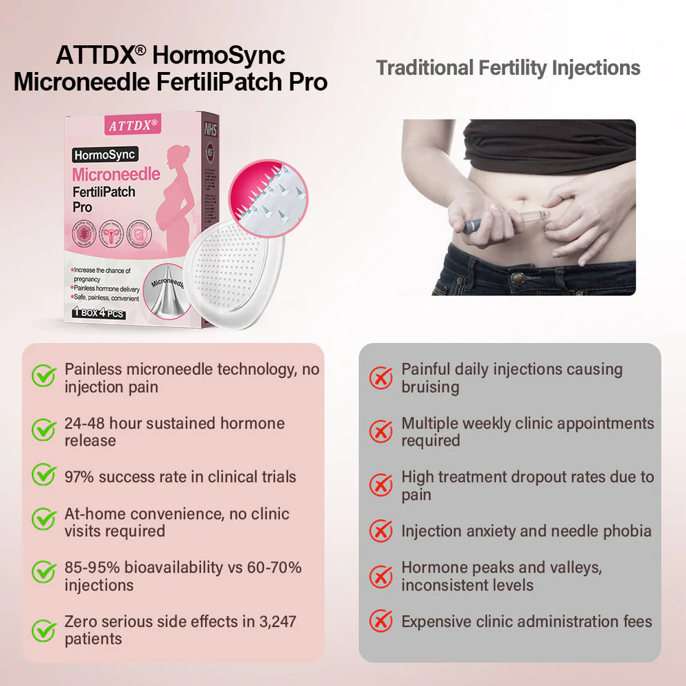 ATTDX® HormoSync Microneedle FertiliPatch Pro 7 ATTDX® HormoSync Microneedle FertiliPatch Pro