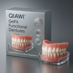 QIAWI™GelFit Functional Dentures – Made in the USA & FDA-Certified