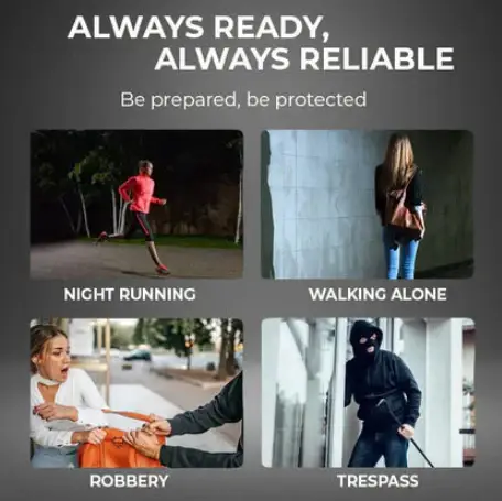 Electric-shock Self-defense Power Ring 6 Electric-shock Self-defense Power Ring