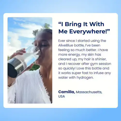 AliveBlue Hydrogen Bottle at a Glance 2 AliveBlue Hydrogen Bottle at a Glance