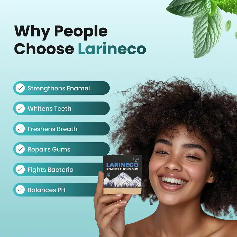 Larineco™️ – Remineralizing Gum 4 Larineco™️ – Remineralizing Gum