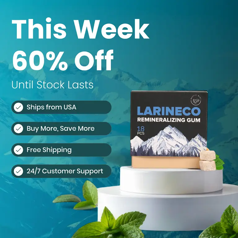 Larineco™️ – Remineralizing Gum 2 Larineco™️ – Remineralizing Gum